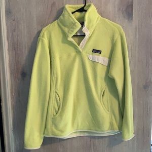 Highlighter yellow Patagonia Retool Sweater